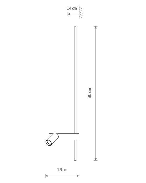 11580 — EASY LED, настенный светильник — изображение 7