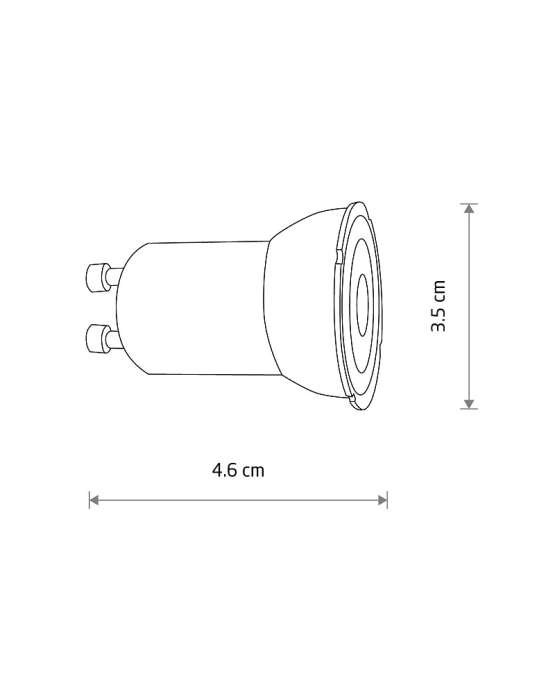 11598 — REFLECTOR LED GU10 R35, лампочка — изображение 6
