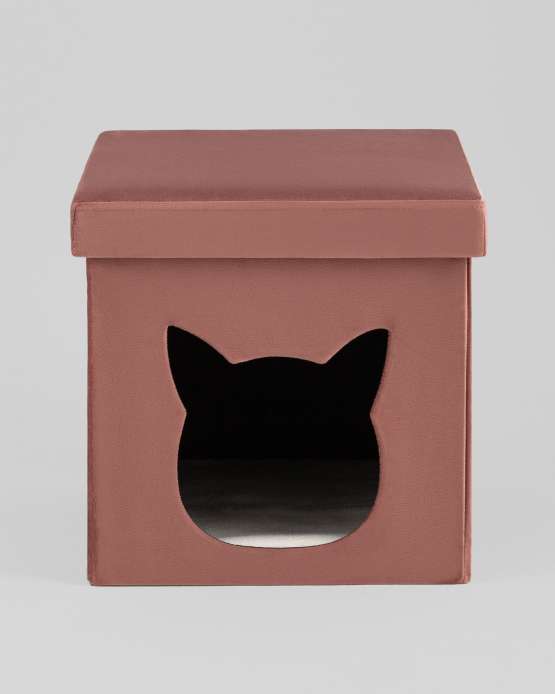 Пуф складной с ящиком Store Pet розовый — изображение 2