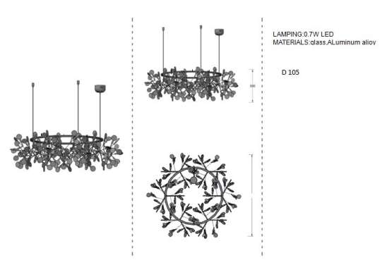 Люстра Heracleum the Big O D150 — изображение 5