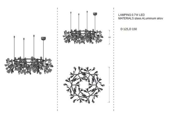 Люстра Heracleum the Big O D125 — изображение 18