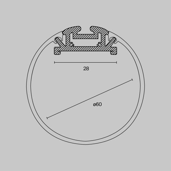 Комплектующие к светодиодной ленте Led Strip ALM-D60-S-2M — изображение 2