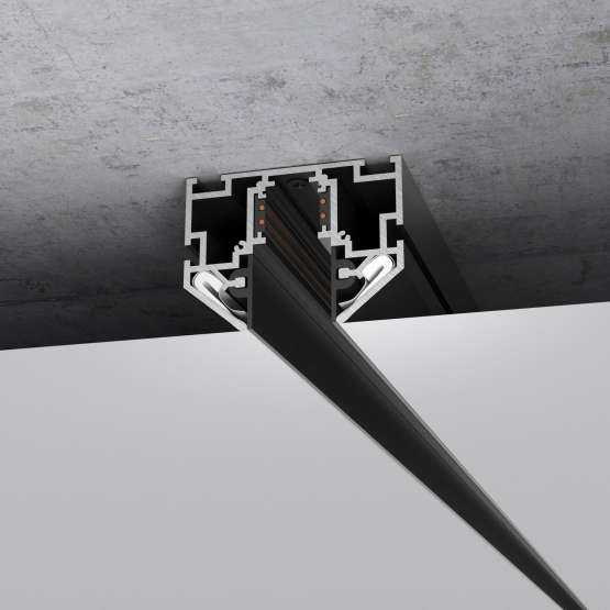 Slim Magnetic Шинопровод в натяжной потолок с декоративными вставками черный
                    2м 85204/00