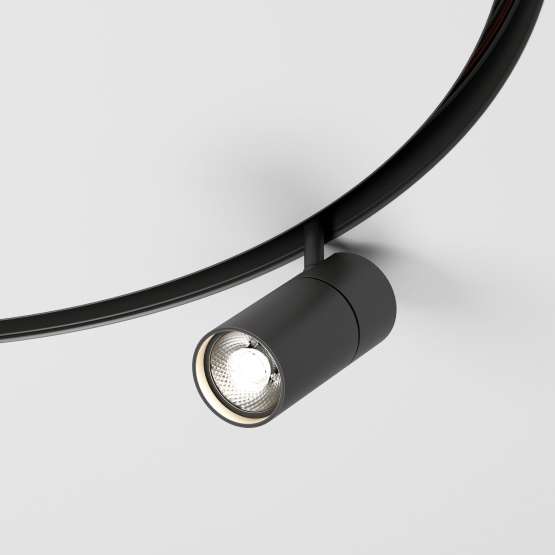 Slim Magnetic Трековый светильник для радиусного шинопровода 12W 4200K Comfi
                    чёрный Ø 800мм 85188/01