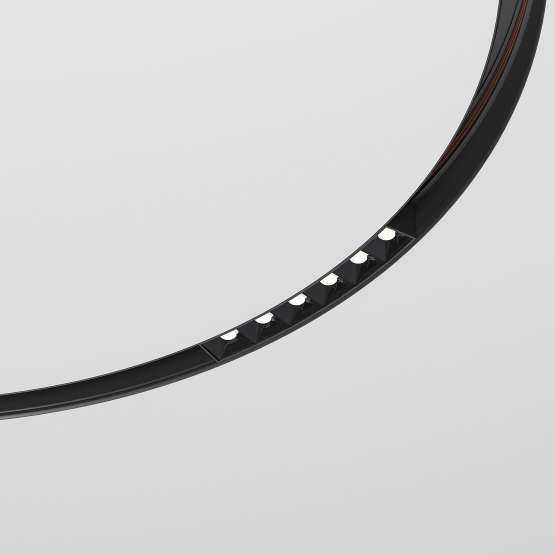 Slim Magnetic Трековый светильник для радиусного шинопровода 6W 4200K Intenso
                    чёрный Ø 800мм 85183/01