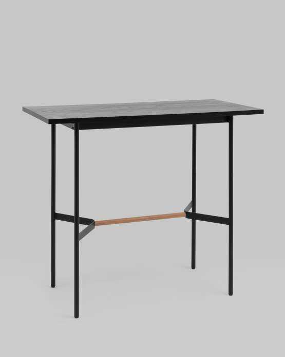 Стол барный Knobb 120*60 черный — изображение 2