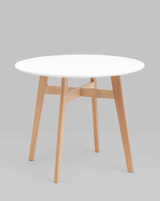 Стол обеденный Target Circle 90*90 белый — изображение 2