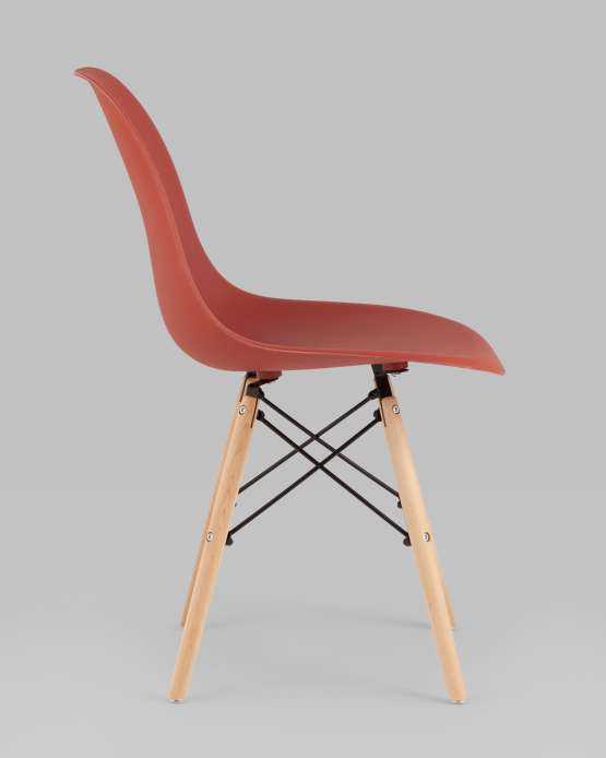 Стул Eames Style DSW терракотовый x4 (разборный каркас) — изображение 2