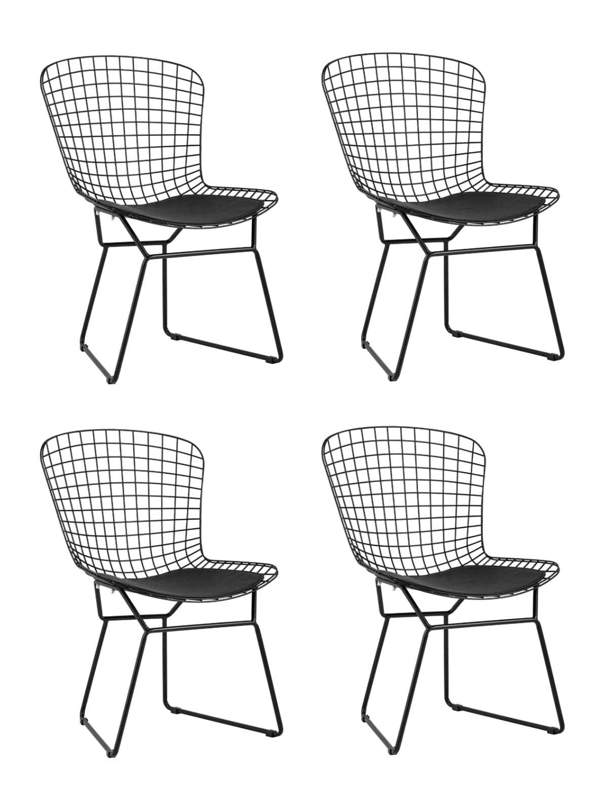 stul-obedennyj-bertoia-chernyj-s-chernoj-podushkoj-nabor-4-sht