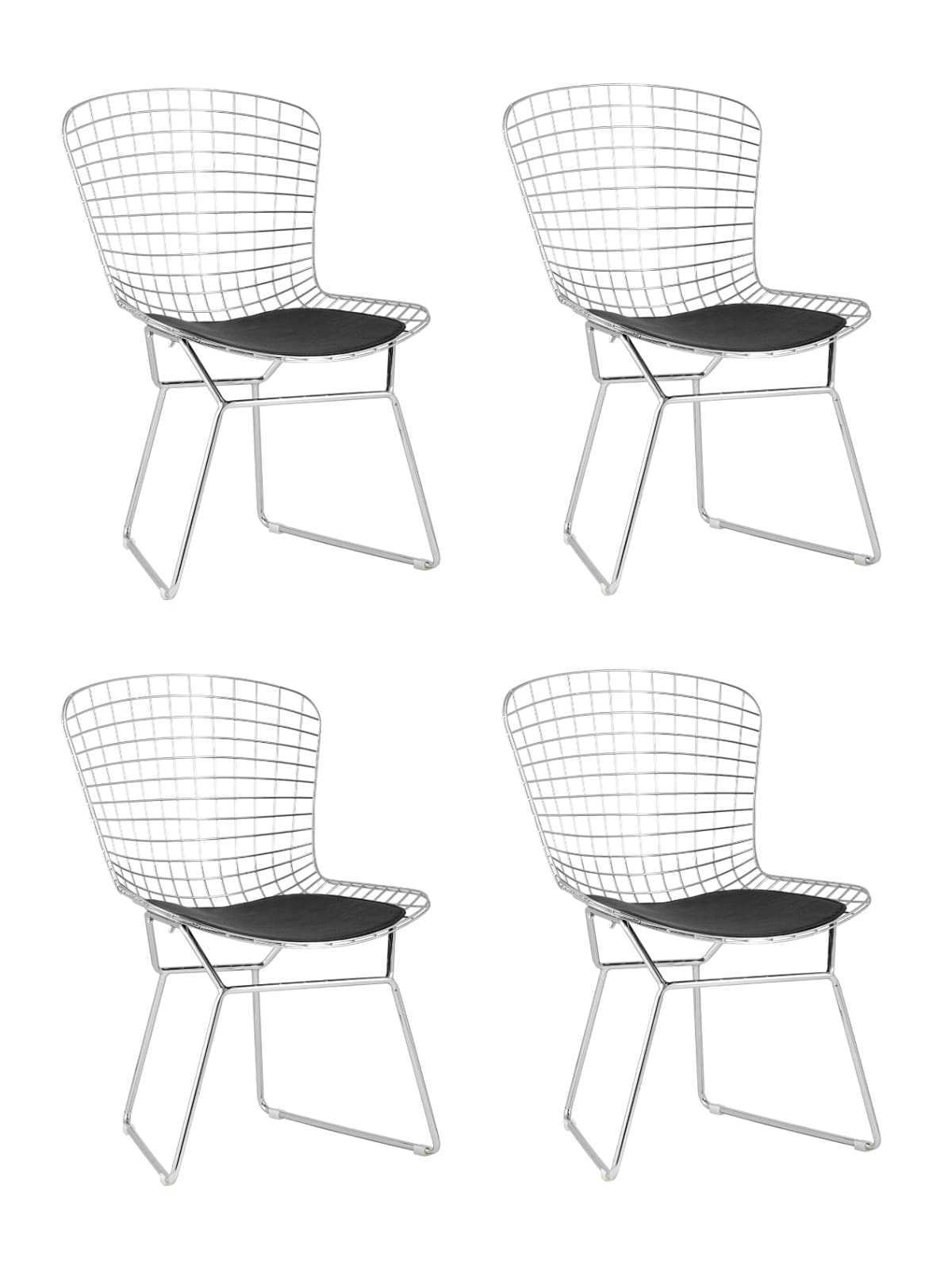 stul-obedennyj-bertoia-hromirovannyj-s-chernoj-podushkoj-nabor-4-sht