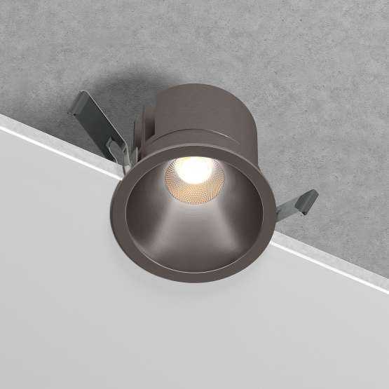 Светильник встраиваемый светодиодный Forte 15W 4000K титан 25071/LED