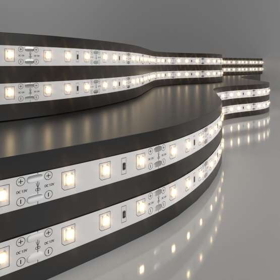 Светодиодная лента 12 В 4,8 Вт/м 60 Led/м 2835 IP20, теплый белый 3300К, 5 м
                    Лента светодиодная 12V 4,8W 60Led 2835 IP20 теплый белый, 5м
