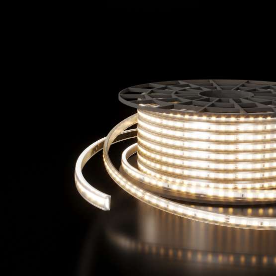 Светодиодная лента  220 В 14,4 Вт/м 120 Led/м 2835 IP65, дневной белый
                    4200K, 50 м Лента светодиодная 220V 14,4W 120Led 2835 IP65 дневной белый, 50 м