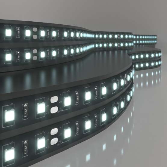 Светодиодная лента 24 В 14,4 Вт/м 60 Led/м 5050 IP20, холодный белый 6500K,
                    Black, 5 м Лента светодиодная 24V 14,4W 60Led 5050 IP20 холодный белый, Black,
                    5м