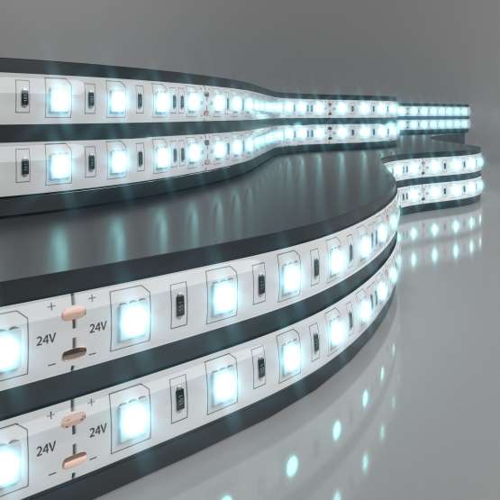 Светодиодная лента 24 В 14,4 Вт/м 60 Led/м 5050 IP65, холодный белый 6500K, 5
                    м Лента светодиодная 24V 14,4W 60Led 5050 IP65 холодный белый, 5м