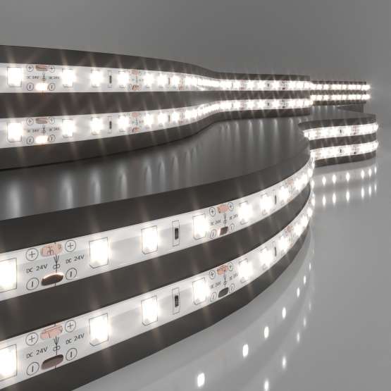 Светодиодная лента 24 В 4,8 Вт/м 60 Led/м 2835 IP65, дневной белый 4200K, 5 м
                    Лента светодиодная 24V 4,8W 60Led 2835 IP65 дневной белый, 5м
