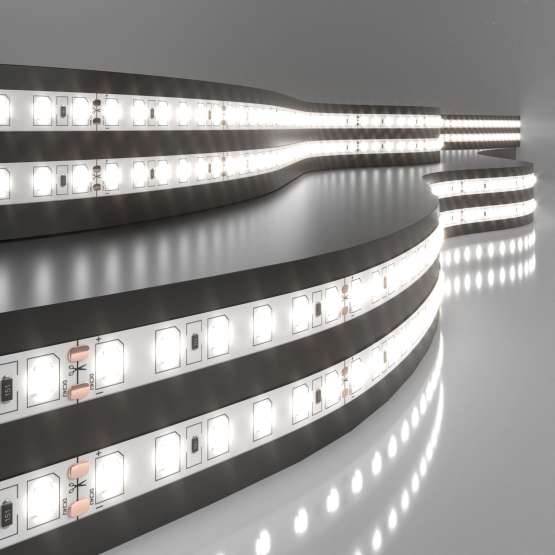 Светодиодная лента 24 В 9,6 Вт/м 120 Led/м 2835 IP20, дневной белый 4200K, 5 м
                    Лента светодиодная 24V 9,6W 120Led 2835 IP20 дневной белый, 5м
