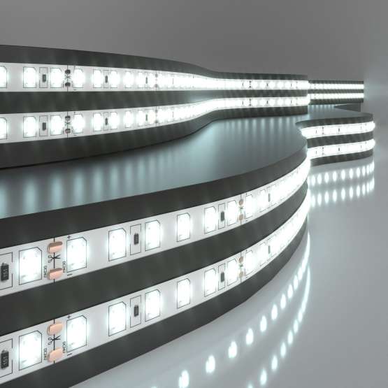Светодиодная лента 24 В 9,6 Вт/м 120 Led/м 2835 IP20, холодный белый 6500K, 5
                    м Лента светодиодная 24V 9,6W 120Led 2835 IP20 холодный белый, 5м