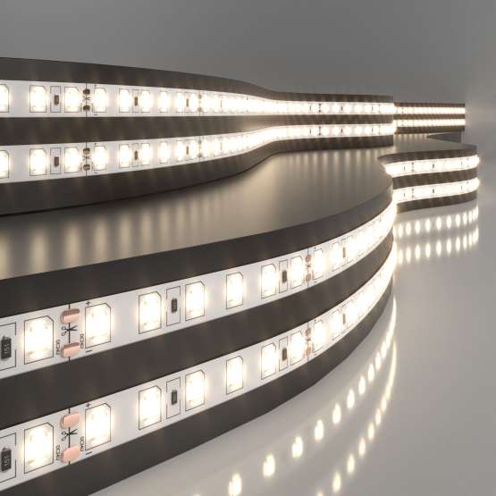 Светодиодная лента 24 В 9,6 Вт/м 120 Led/м 2835 IP20, теплый белый 3300K, 5 м
                    Лента светодиодная 24V 9,6W 120Led 2835 IP20 теплый белый, 5м