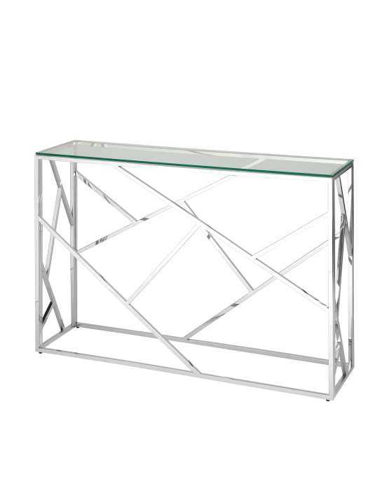 Консоль АРТ ДЕКО 115*30 серебро