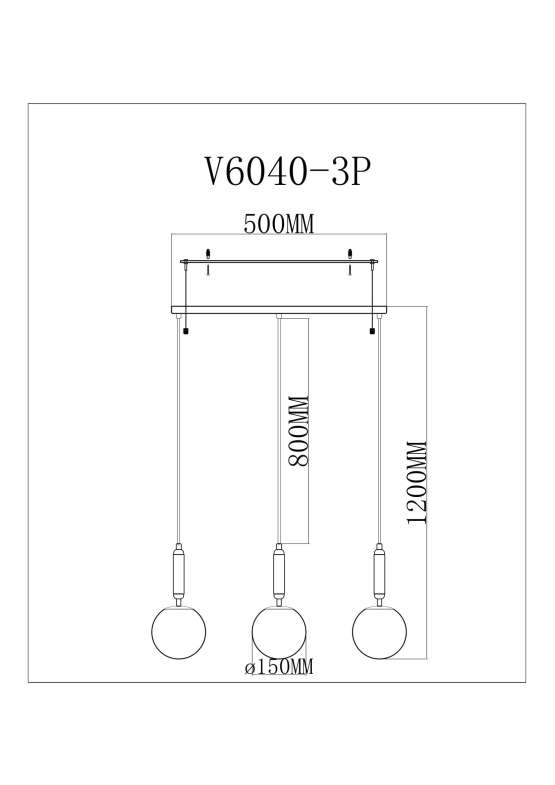 Светильник подвесной Moderli V11565-3P Scrumbel — изображение 2