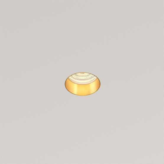 Встраиваемый гипсовый светильник QUASAR 55 FLAT BRASS — изображение 3