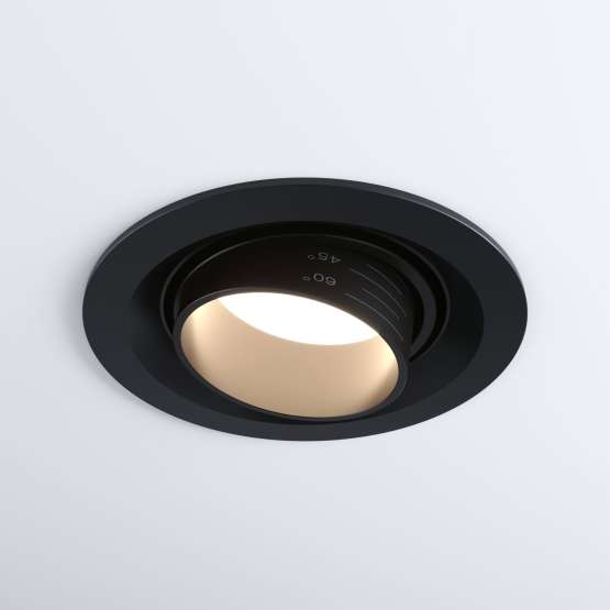 Встраиваемый светодиодный светильник с поворотно-выдвижным механизмом 9919 LED
                    10W 4200K черный