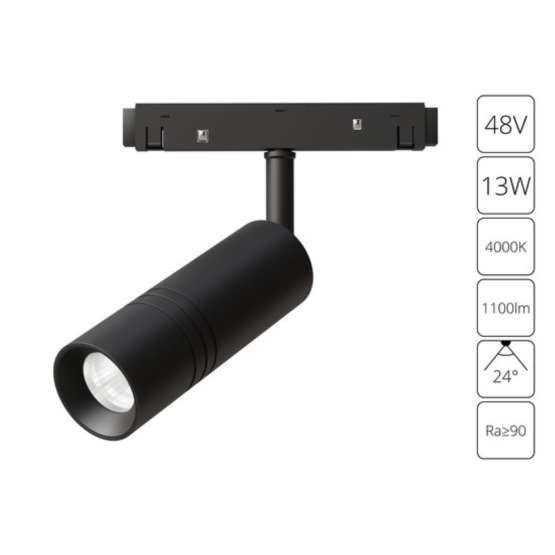 A5721PL-1BK СВЕТИЛЬНИК ПОТОЛОЧНЫЙ EXPERT 48В 13Вт 1100Лм 4000К 90+ 24°