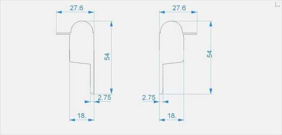 Заглушка Deko-Light End Cap R-EL-03-10 Set 2 pcs 979710