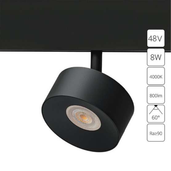 A4771PL-1BK СВЕТИЛЬНИК ПОТОЛОЧНЫЙ LINEA 48В 8Вт 4000К 90+