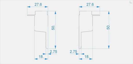 Заглушка Deko-Light End Cap H-EL-03-10 Set 2 pcs 979211