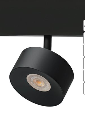A4781PL-1BK СВЕТИЛЬНИК ПОТОЛОЧНЫЙ LINEA 48В 8Вт 3000К 90+