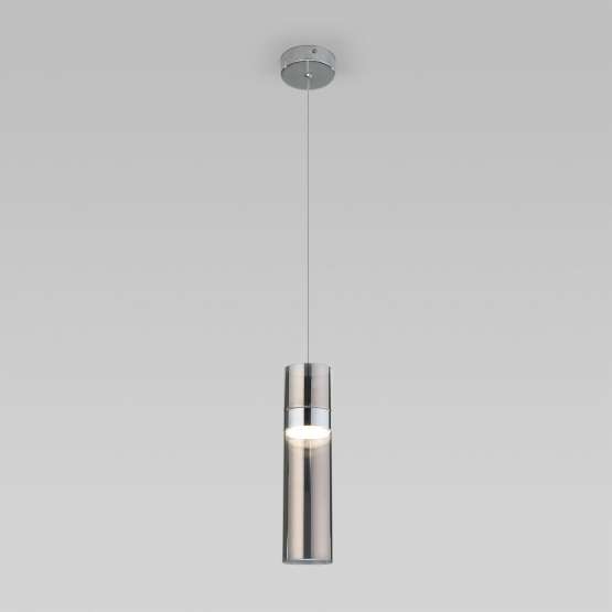 Подвесной светильник 50244/1 LED хром/дымчатый