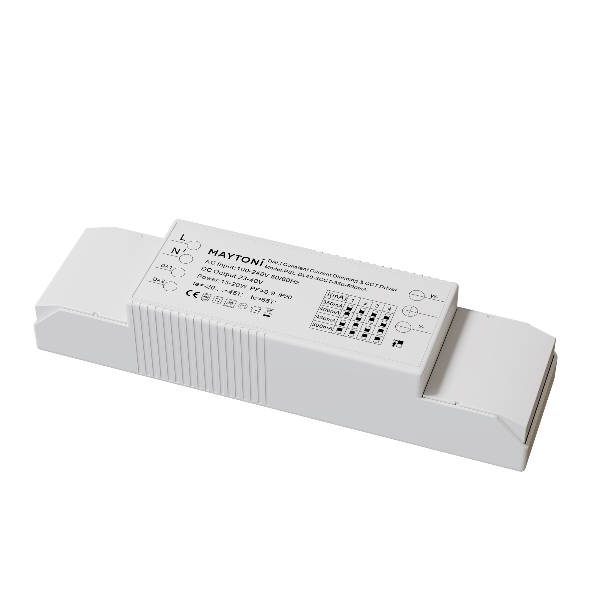 render_psl-dl40-3cct-350-500ma_on_w_standard_1