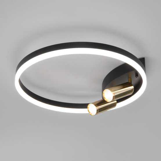 Умный потолочный светильник Eurosvet Luminari 90247/3 90247/3 черный/золото
                    Smart