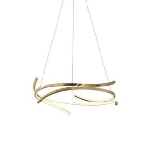 Люстра подвесная Alfa Light F0424-09 600mm rose gold