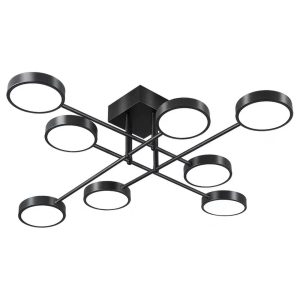 Люстра потолочная Alfa Light F3824-15 BK LED 2 COLOUR