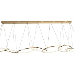 Подвесной светодиодный светильник Newport Loren 15207/S champagne gold М0068992