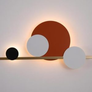 Бра Alfa Light F4324-23 L300*H600 orange+black+white