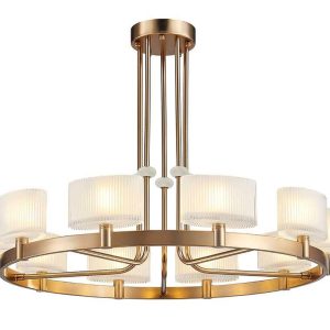 Подвесная люстра Newport Jessica 4338+2/C new gold М0070421