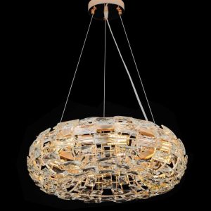 Люстра подвесная Alfa Light F4024-25 600mm SDG E14x8