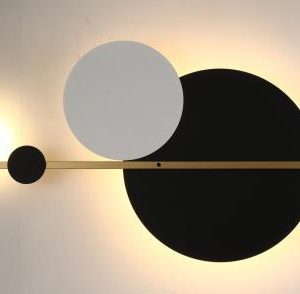 Бра Alfa Light F4324-22 L290*H600 black+white