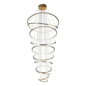 Подвесной светодиодный светильник Newport Loren 15211/S champagne gold М0068688