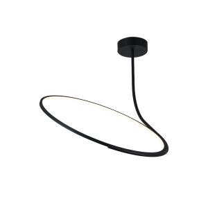 Подвесной светодиодный светильник Italline IT013-6025 black 3000K