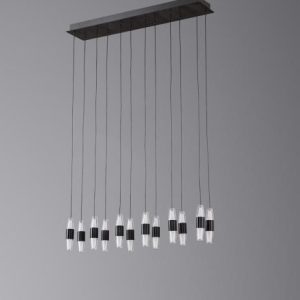 Люстра подвесная Alfa Light F3024-48 BLACK