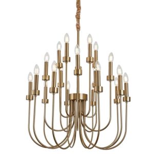 Люстра подвесная Alfa Light F1124-16 D800*H950 COPPER