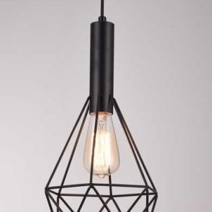 Светильник подвесной Alfa Light F3524-36 Black E27*1