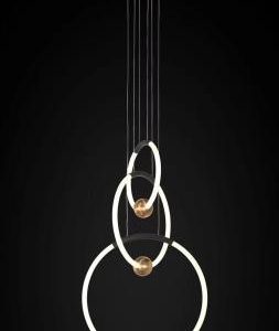 Люстра подвесная Alfa Light F4324-10 D30+D40+D50 black+bronze