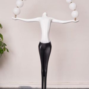 Торшер Alfa Light F2724-05 L135*W60*H230 BLACK