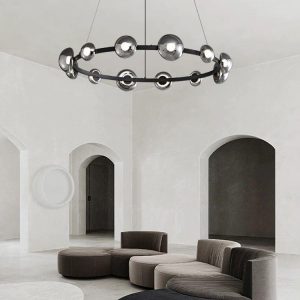 Люстра подвесная Alfa Light F4324-34 D95 Chrome